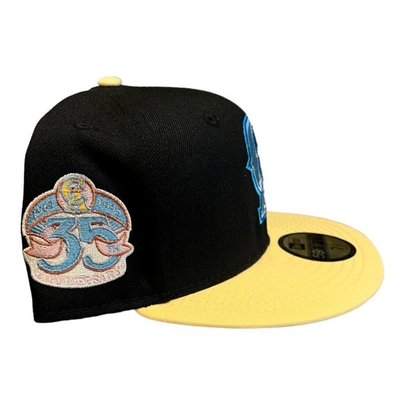 New Era California Angels Butter Edition 59FIFTY Fitted Hat 35 Year Patch - Picture 3 of 9